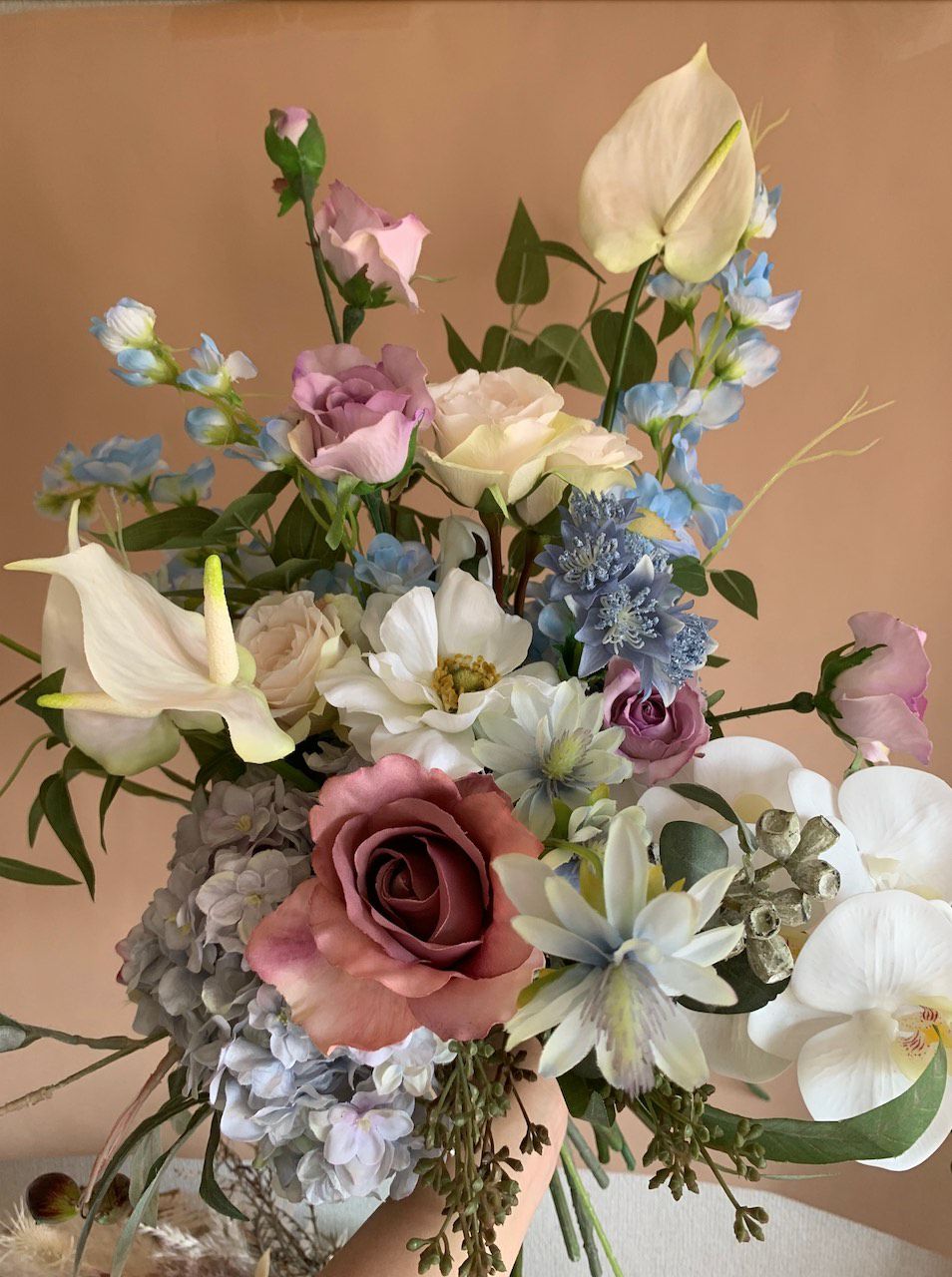 お花オーダーOK】ブーケ&ブートニアセット【YB-BU-1】 | DRESSY ONLINE