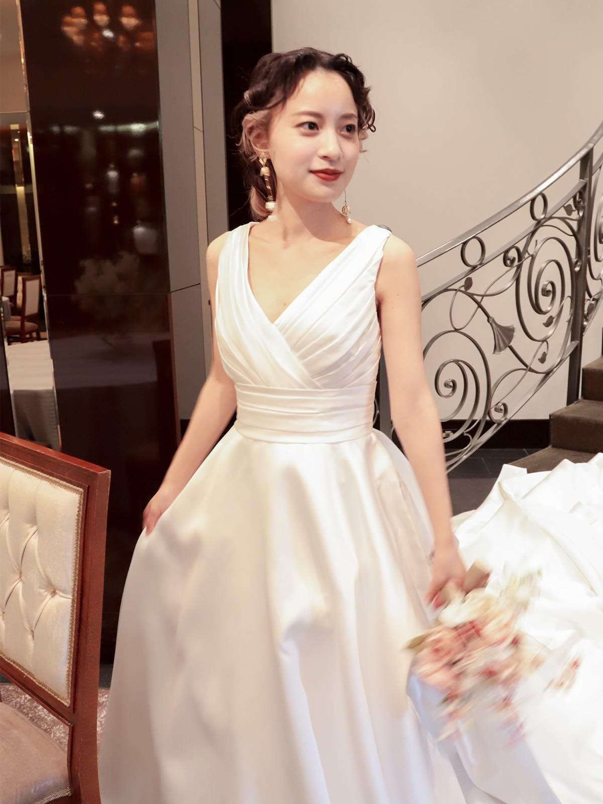 3wayミカドサテンドレス〈PD-WDOR-61〉 | DRESSY ONLINE[ドレッシー