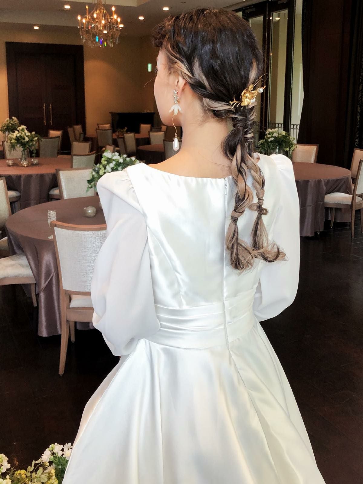 3wayミカドサテンドレス〈PD-WDOR-61〉 | DRESSY ONLINE[ドレッシー