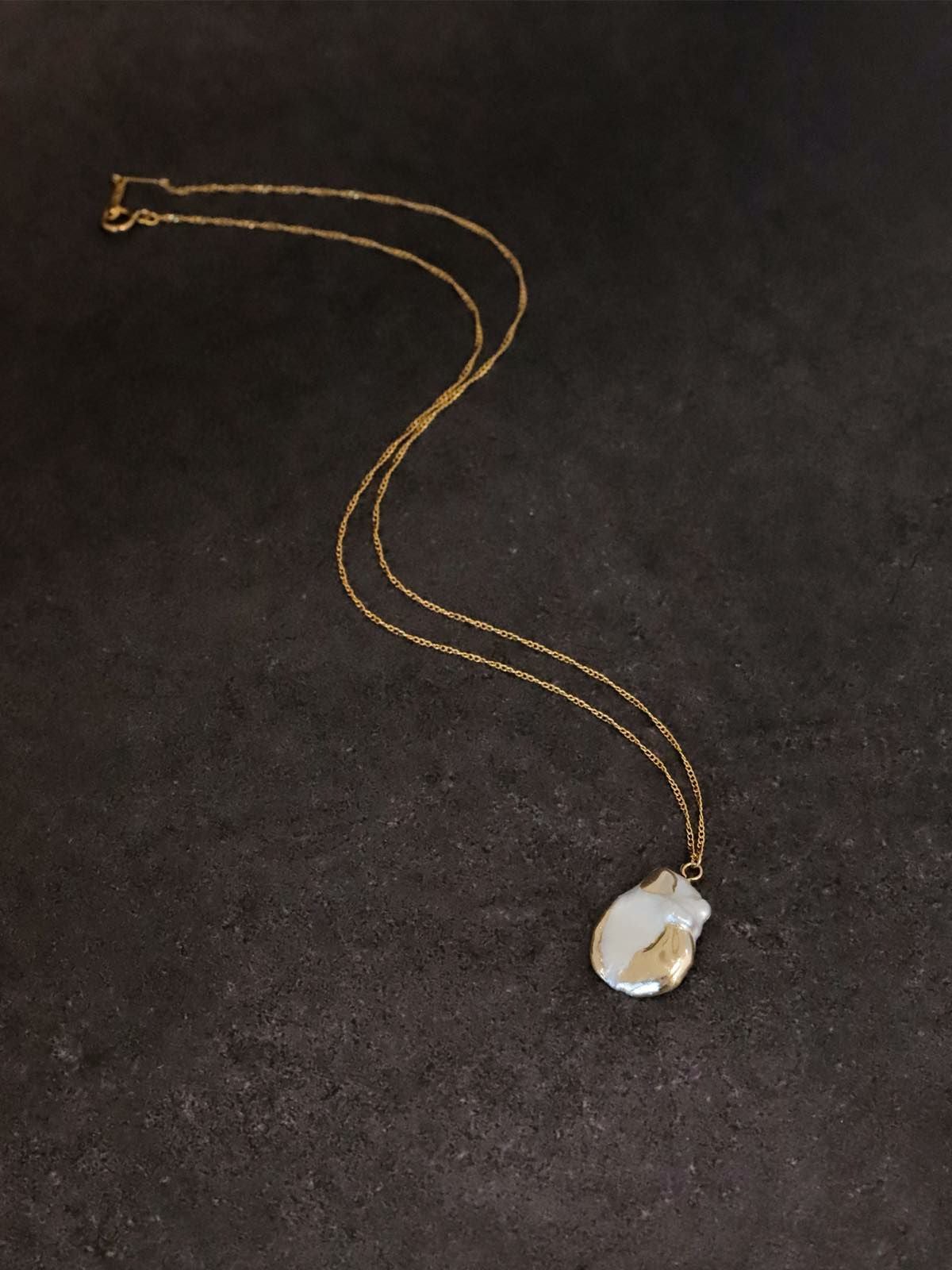 Baroque Pearl Ear Accessory＆Necklace 【WDP-ST-01】 バロックパール