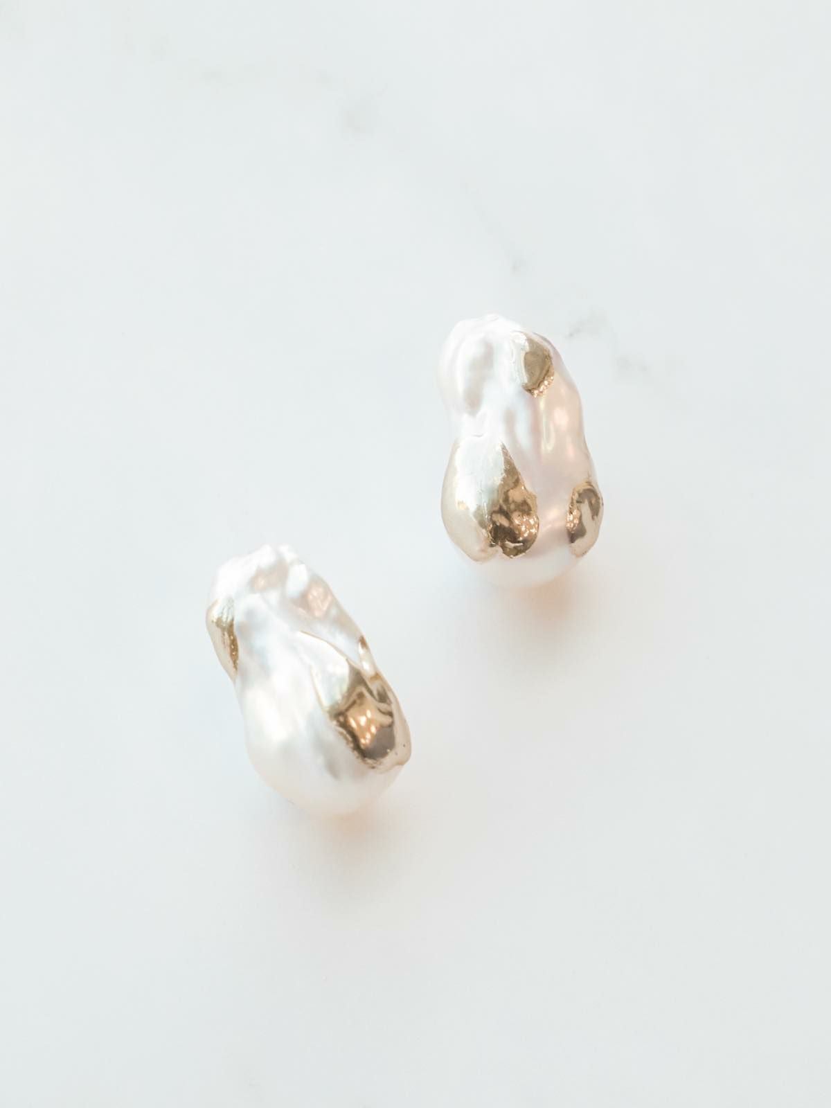 Baroque Pearl Ear Accessory＆Necklace 【WDP-ST-01】 バロックパール