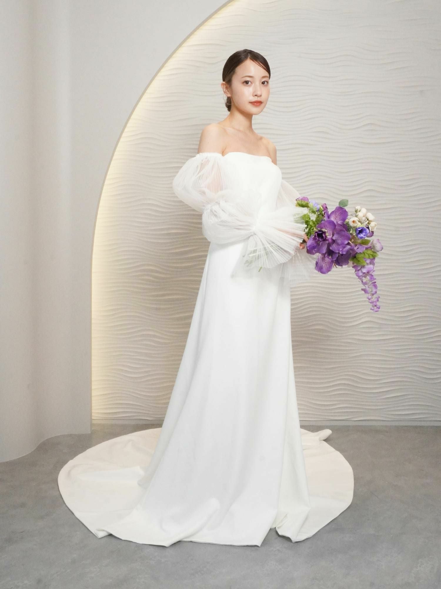 2wayプリーツキャンディスリーブ スレンダードレス〈PD-WDOR-213