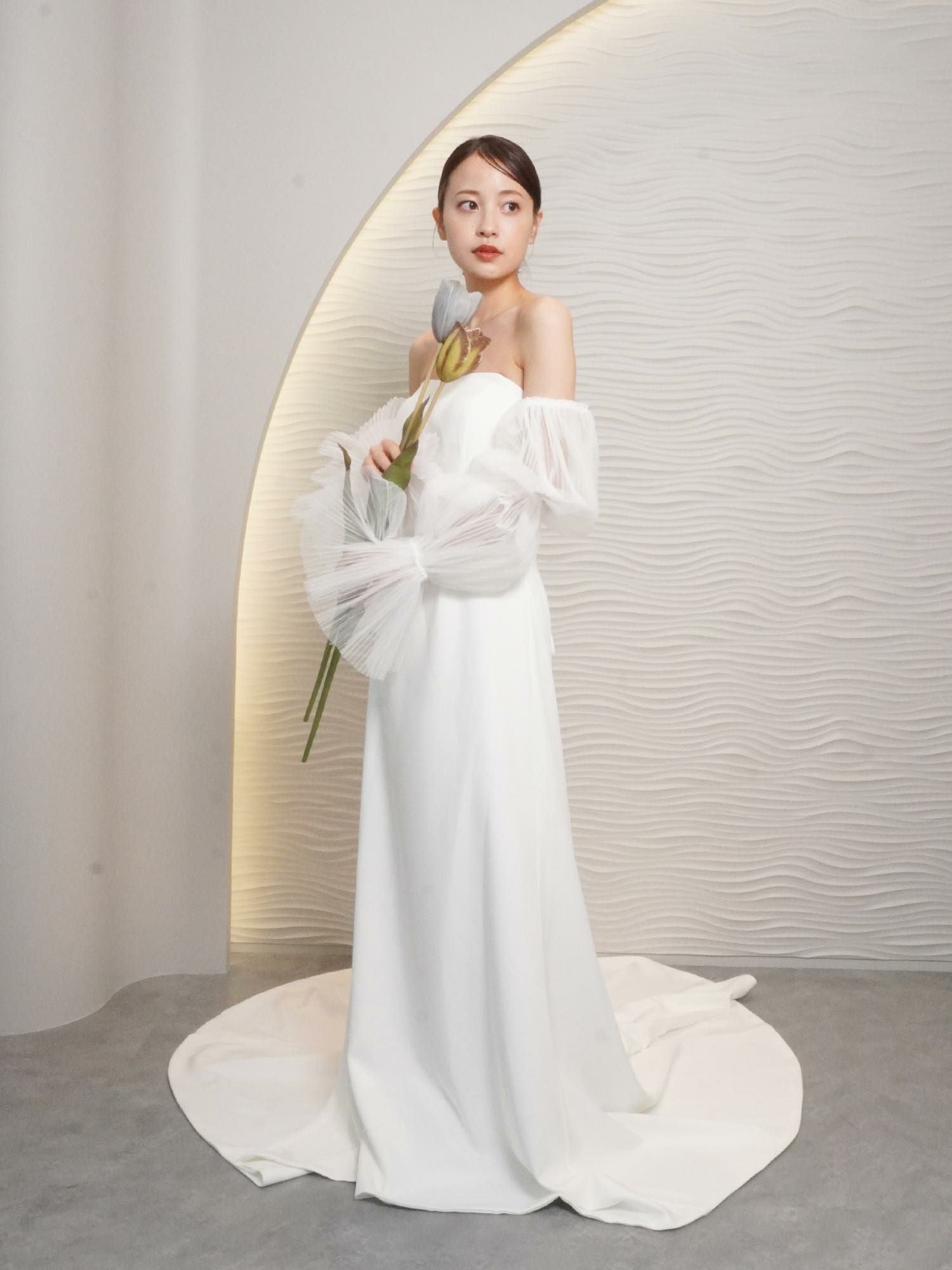 2wayプリーツキャンディスリーブ スレンダードレス〈PD-WDOR-213