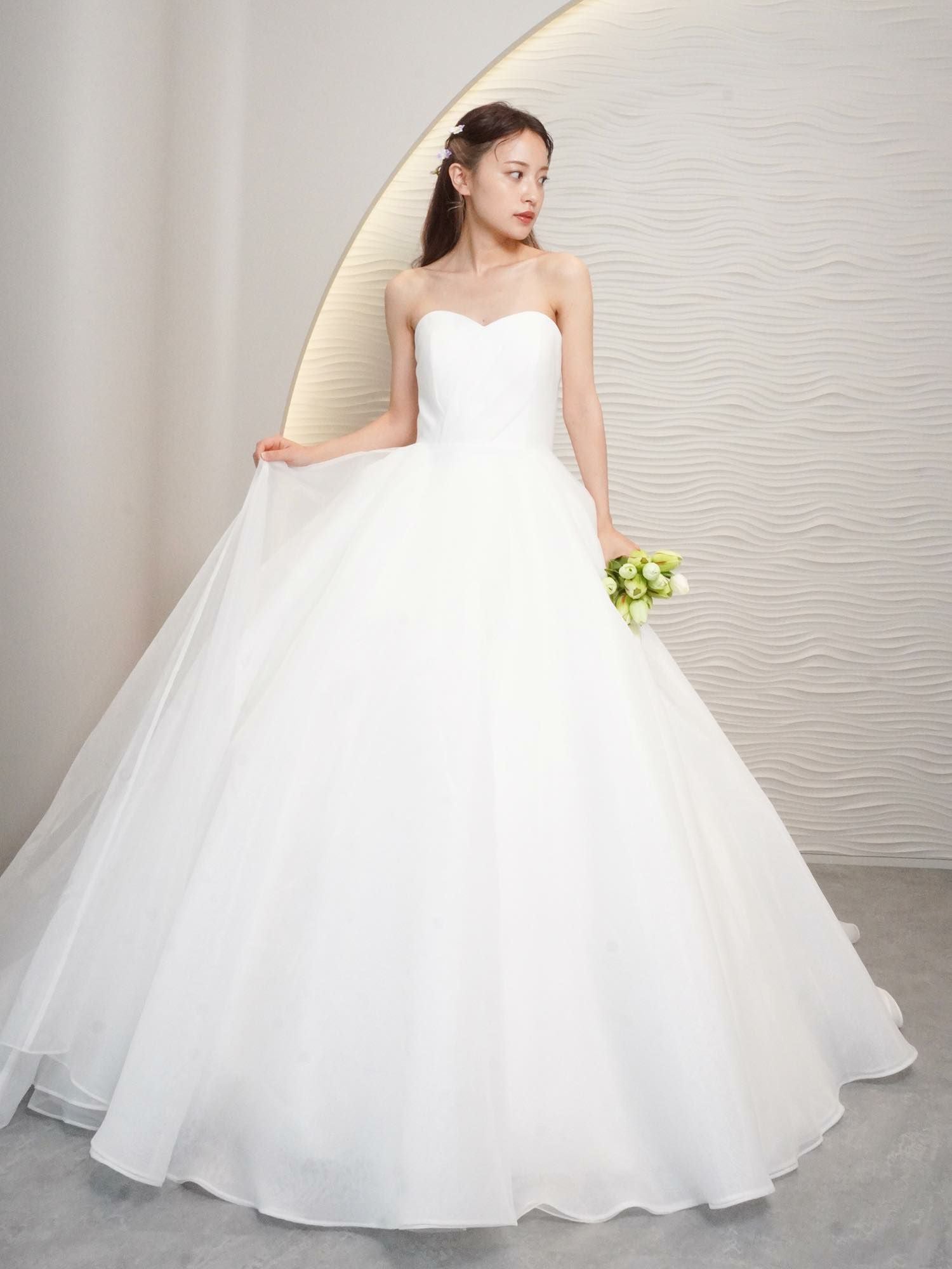 オーガンジードレス〈PD-WDOR-220〉 | DRESSY ONLINE[ドレッシー