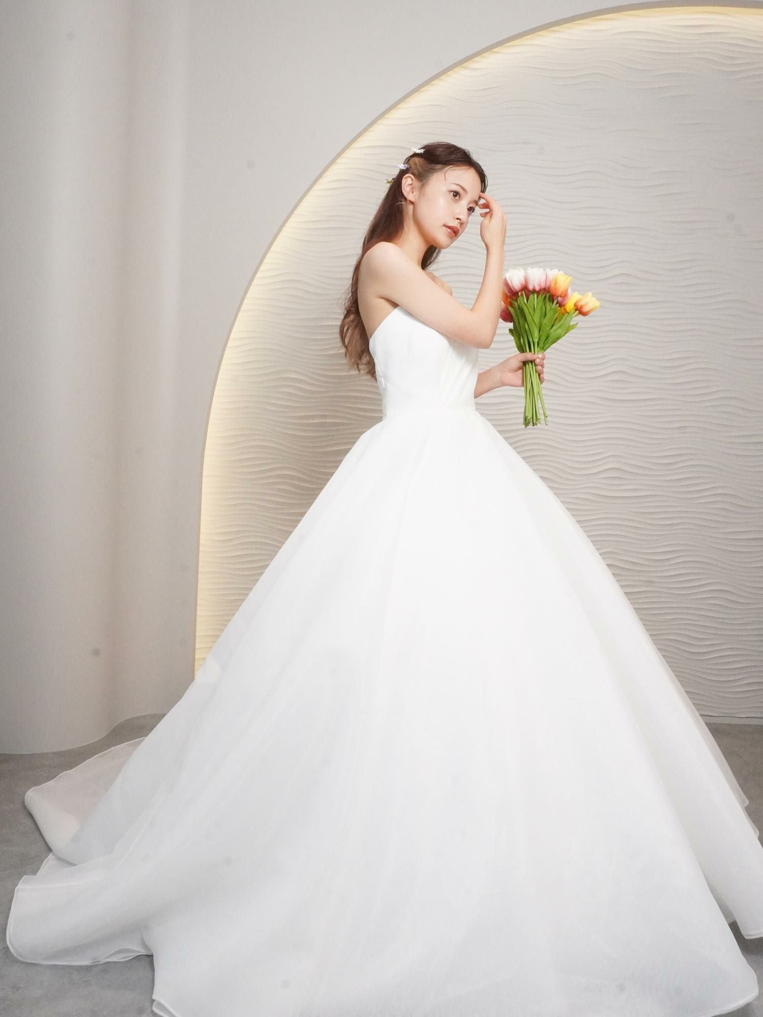 オーガンジードレス〈PD-WDOR-220〉 | DRESSY ONLINE[ドレッシー