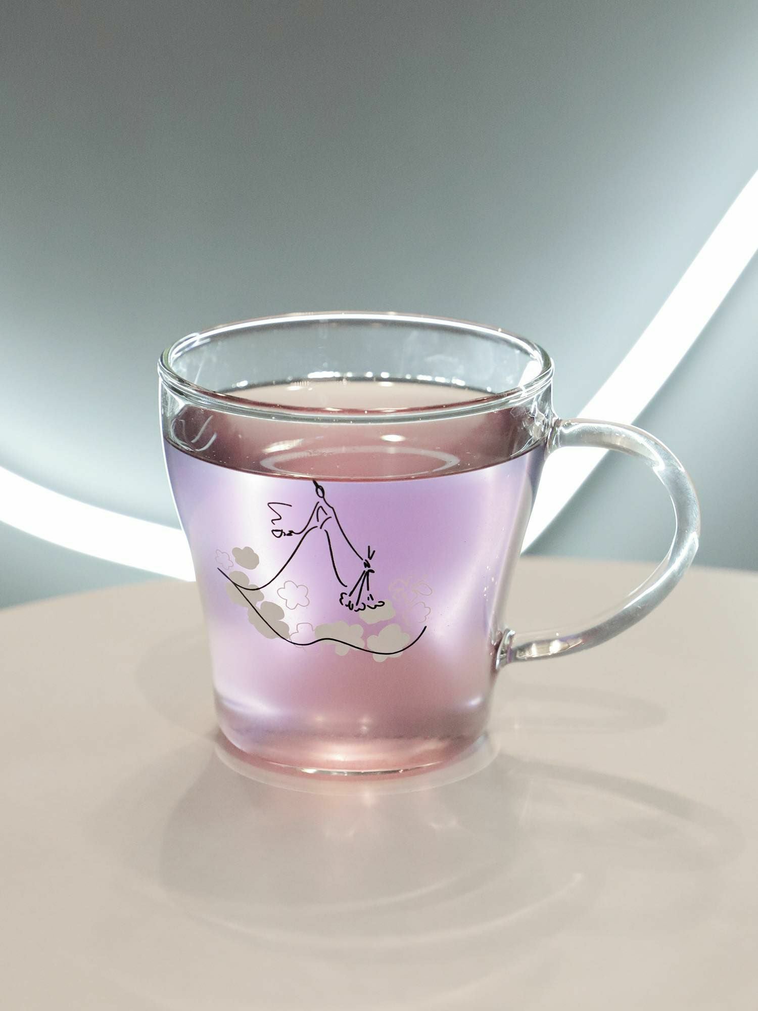 オリジナル耐熱ガラスマグ【AT-TW-05】ギフト/プレゼント/内祝い/結婚