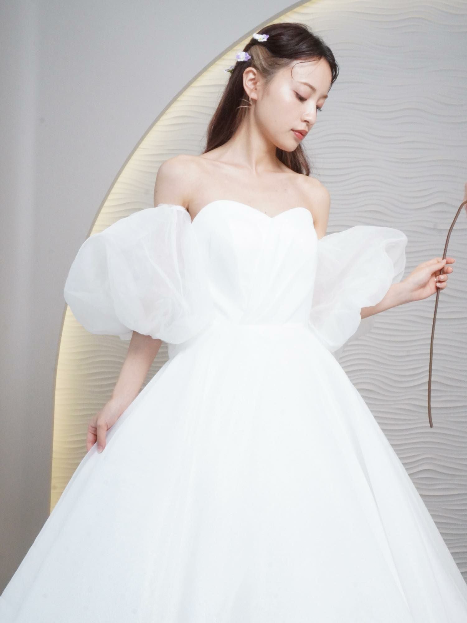 スリーブのみ】ボリュームパフスリーブ〈PD-WDOR-202〉 | DRESSY