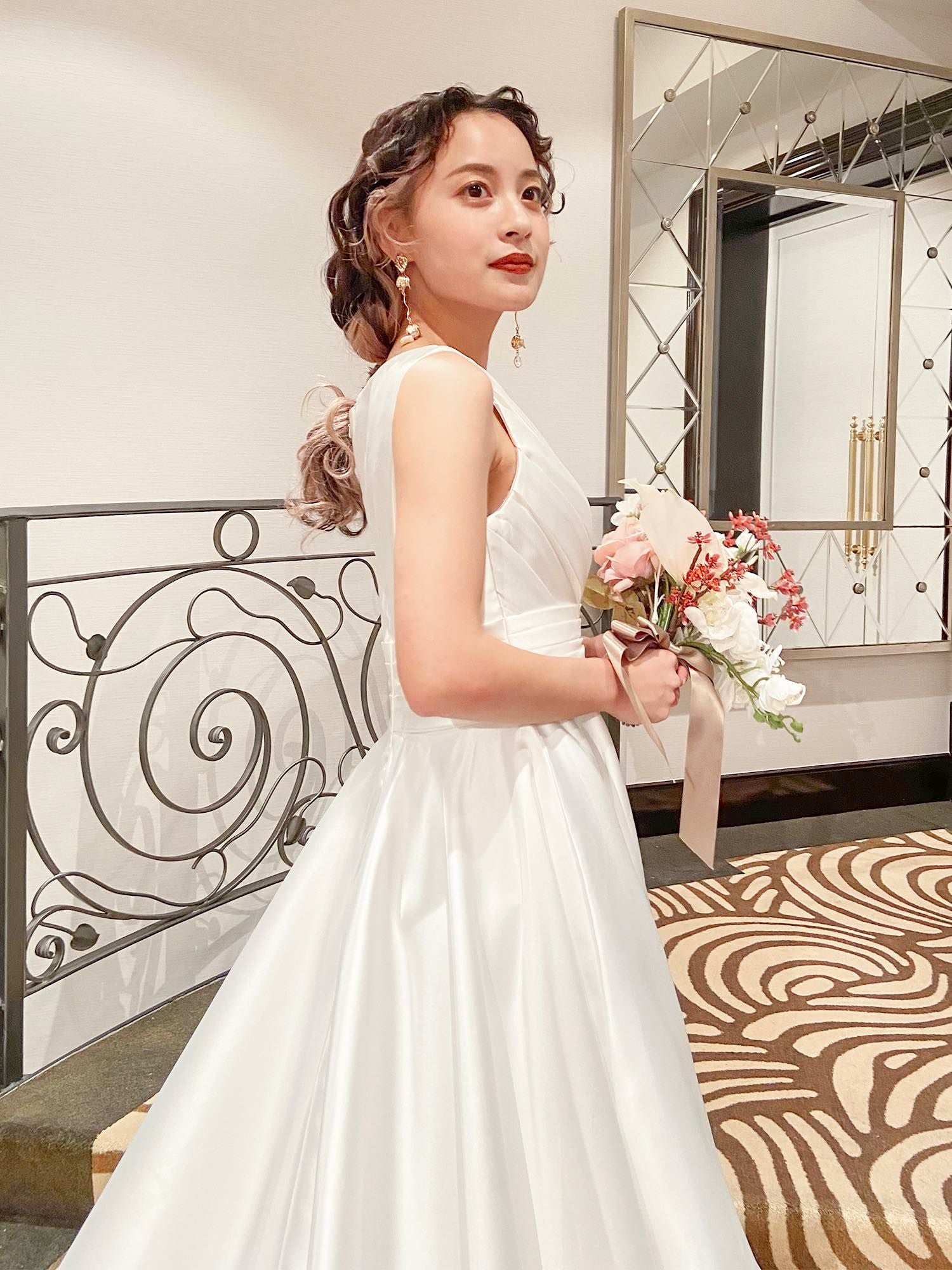 3泊4日】3wayミカドサテンドレス〈PD-WDOR-61〉 | DRESSY ONLINE