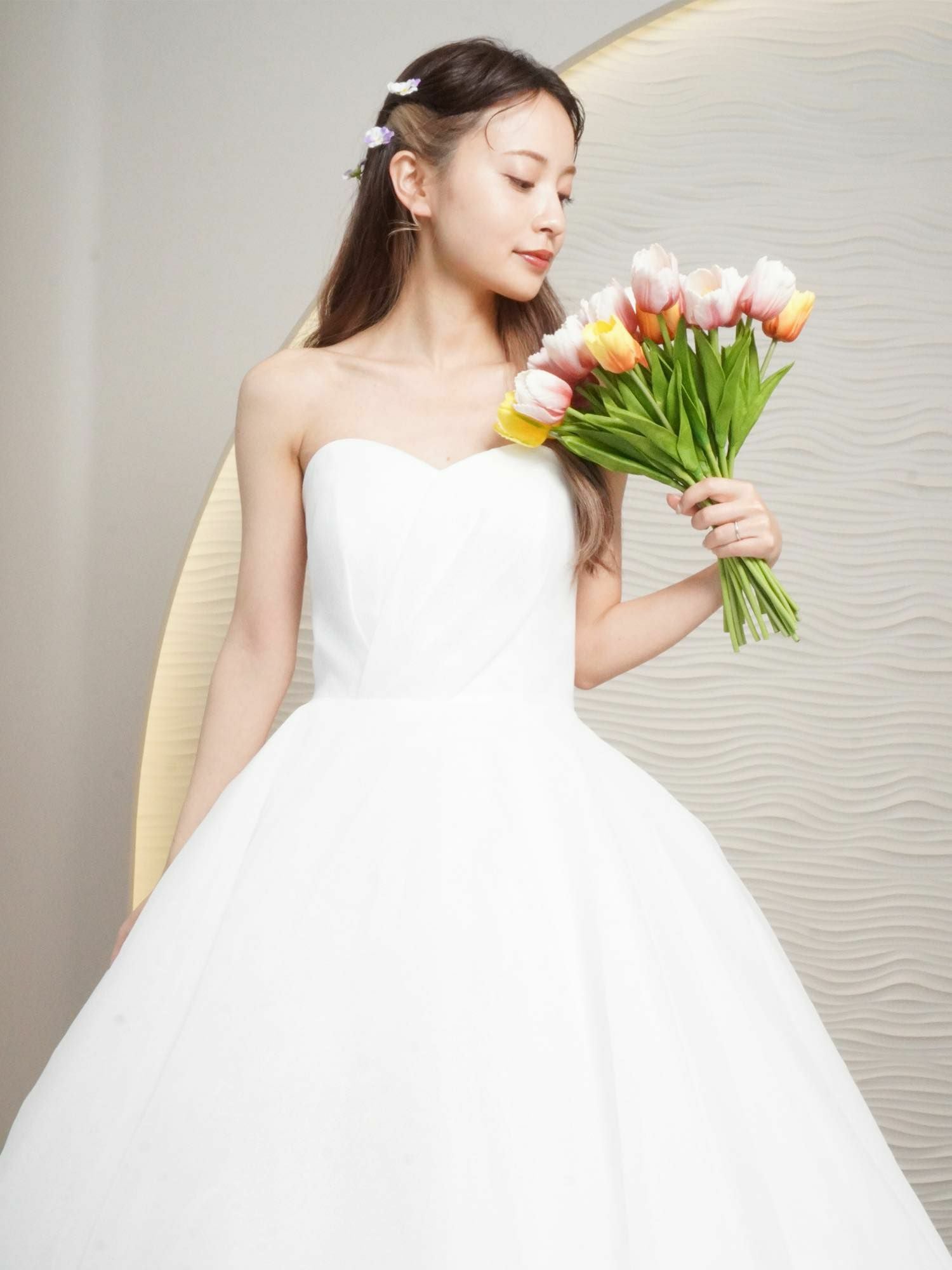 3泊4日】オーガンジードレス〈PD-WDOR-223〉 | DRESSY ONLINE