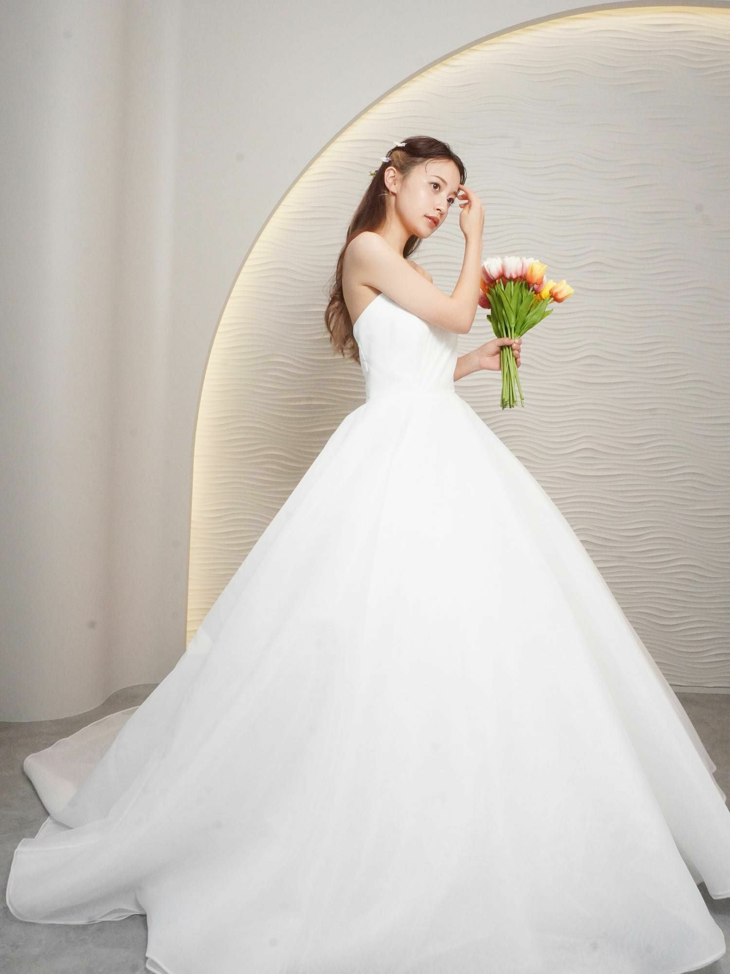 3泊4日】オーガンジードレス〈PD-WDOR-223〉 | DRESSY ONLINE