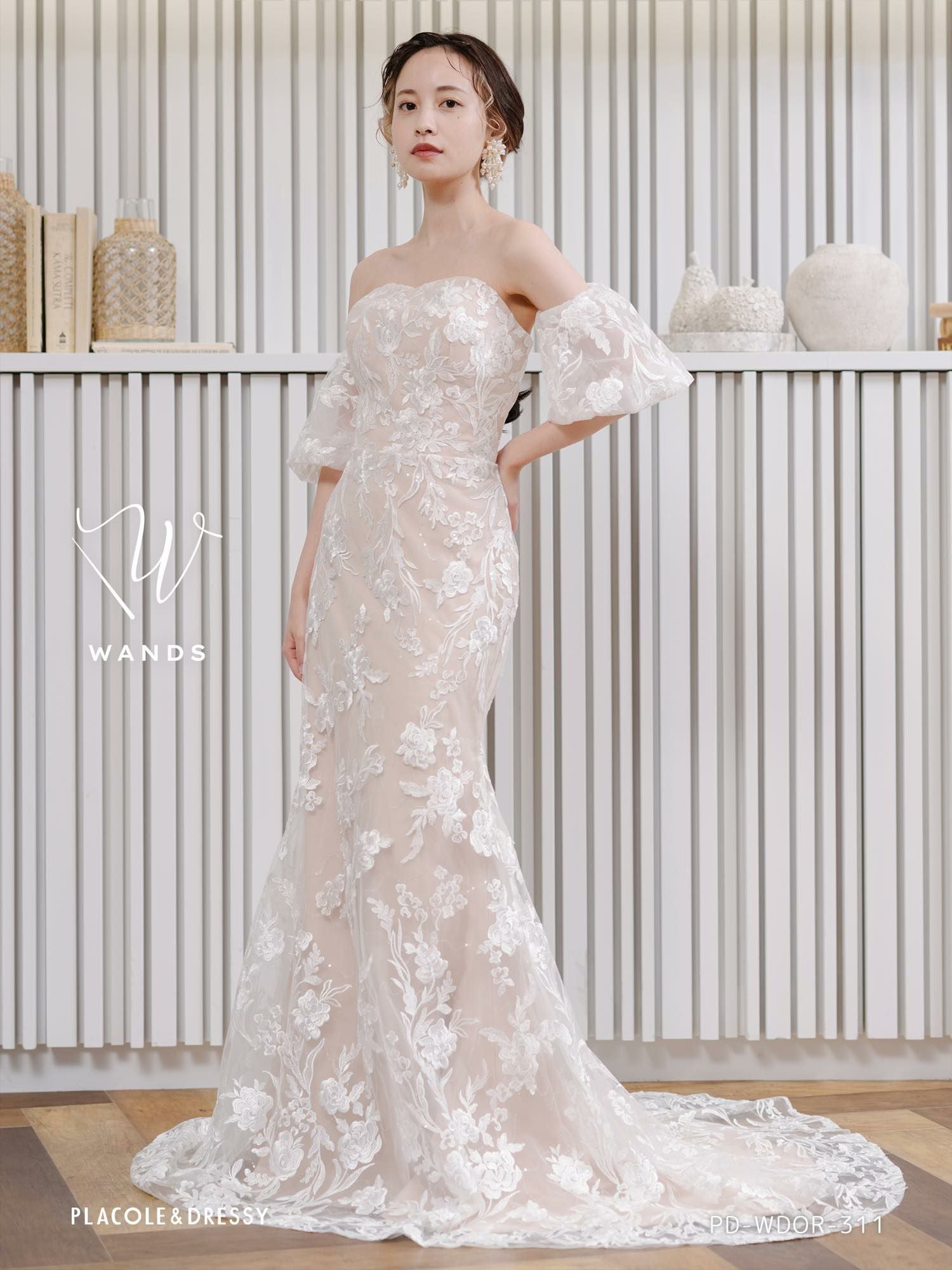 2way刺繍レースマーメイドドレス〈PD-WDOR-311〉 | DRESSY ONLINE