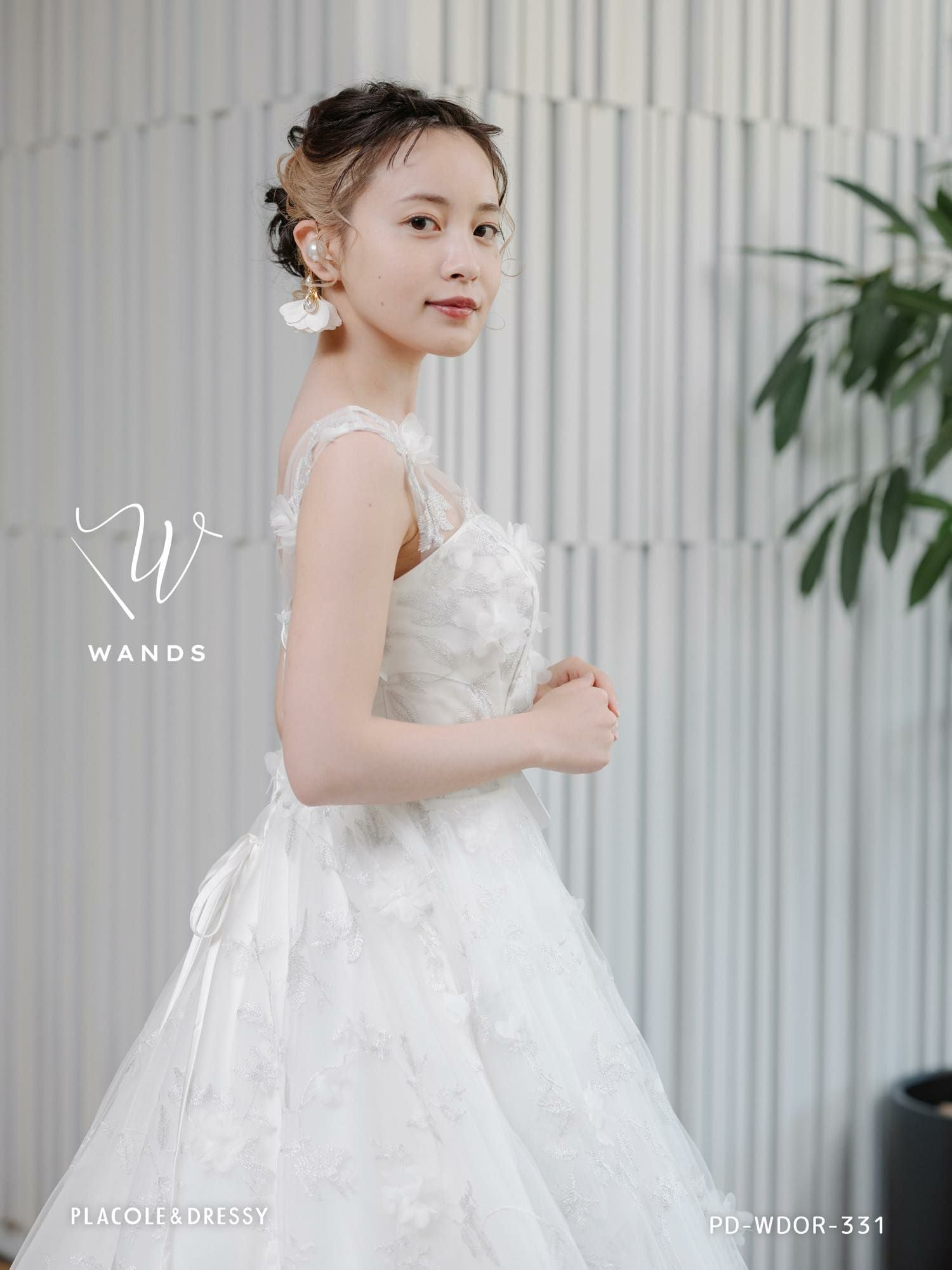 3Dフラワーレース ドレス〈PD-WDOR-331〉 | DRESSY ONLINE[ドレッシー
