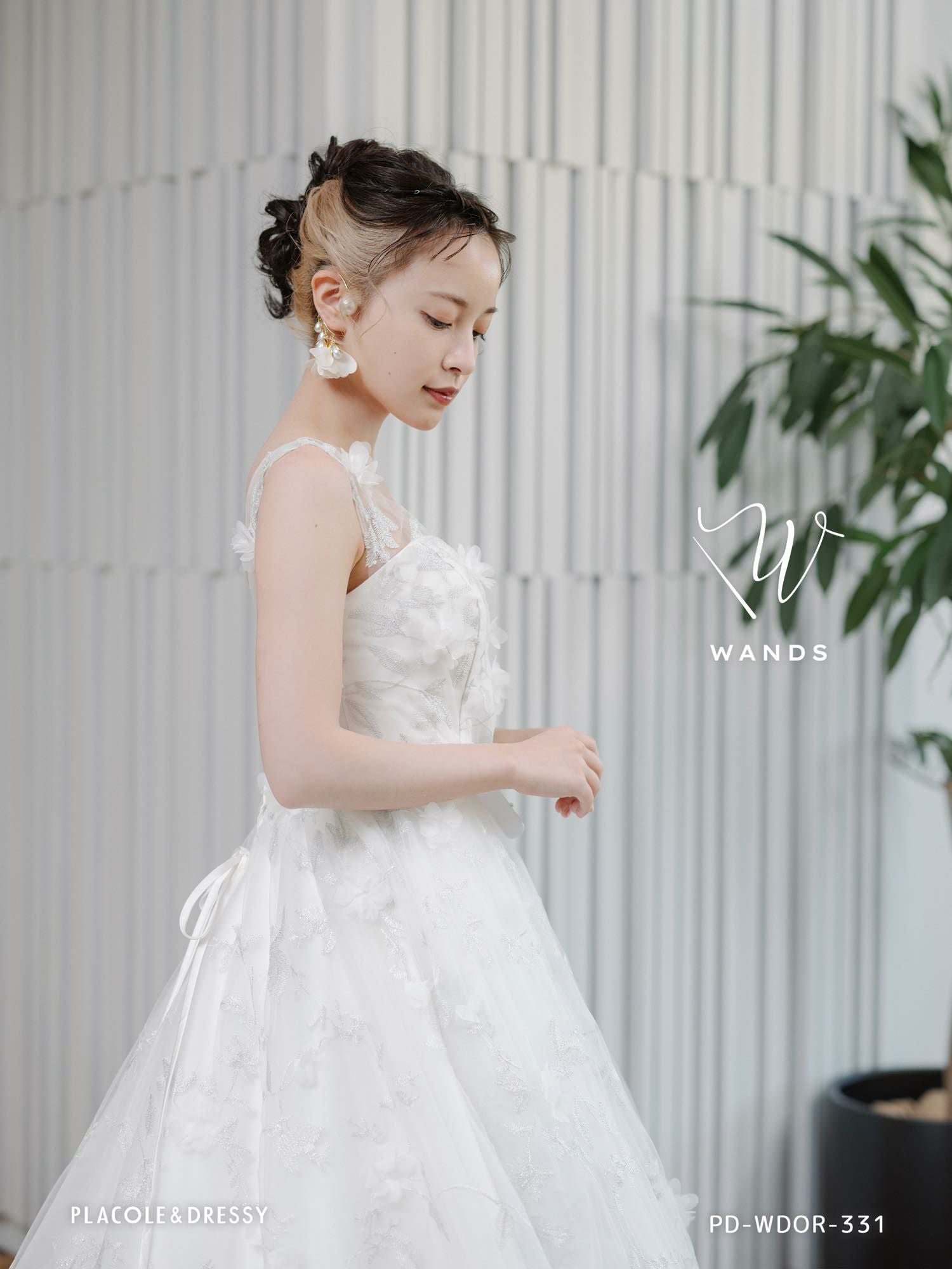 3Dフラワーレース ドレス〈PD-WDOR-331〉 | DRESSY ONLINE[ドレッシー