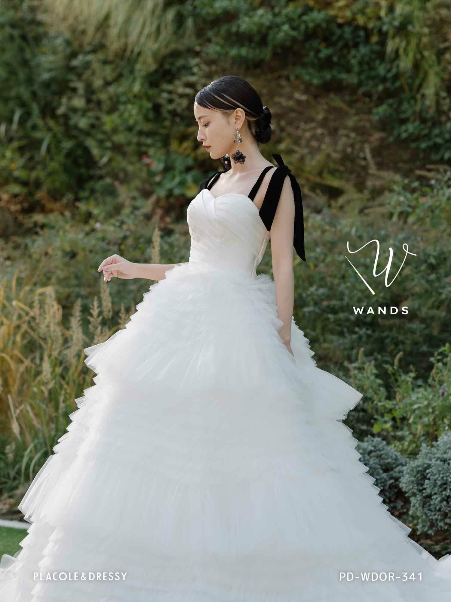 3泊4日】2wayチュールラッフルドレス〈PD-WDOR-341RTL〉 | DRESSY