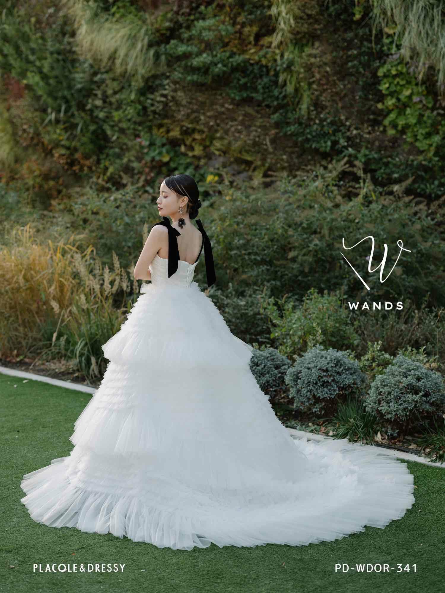 3泊4日】2wayチュールラッフルドレス〈PD-WDOR-341RTL〉 | DRESSY
