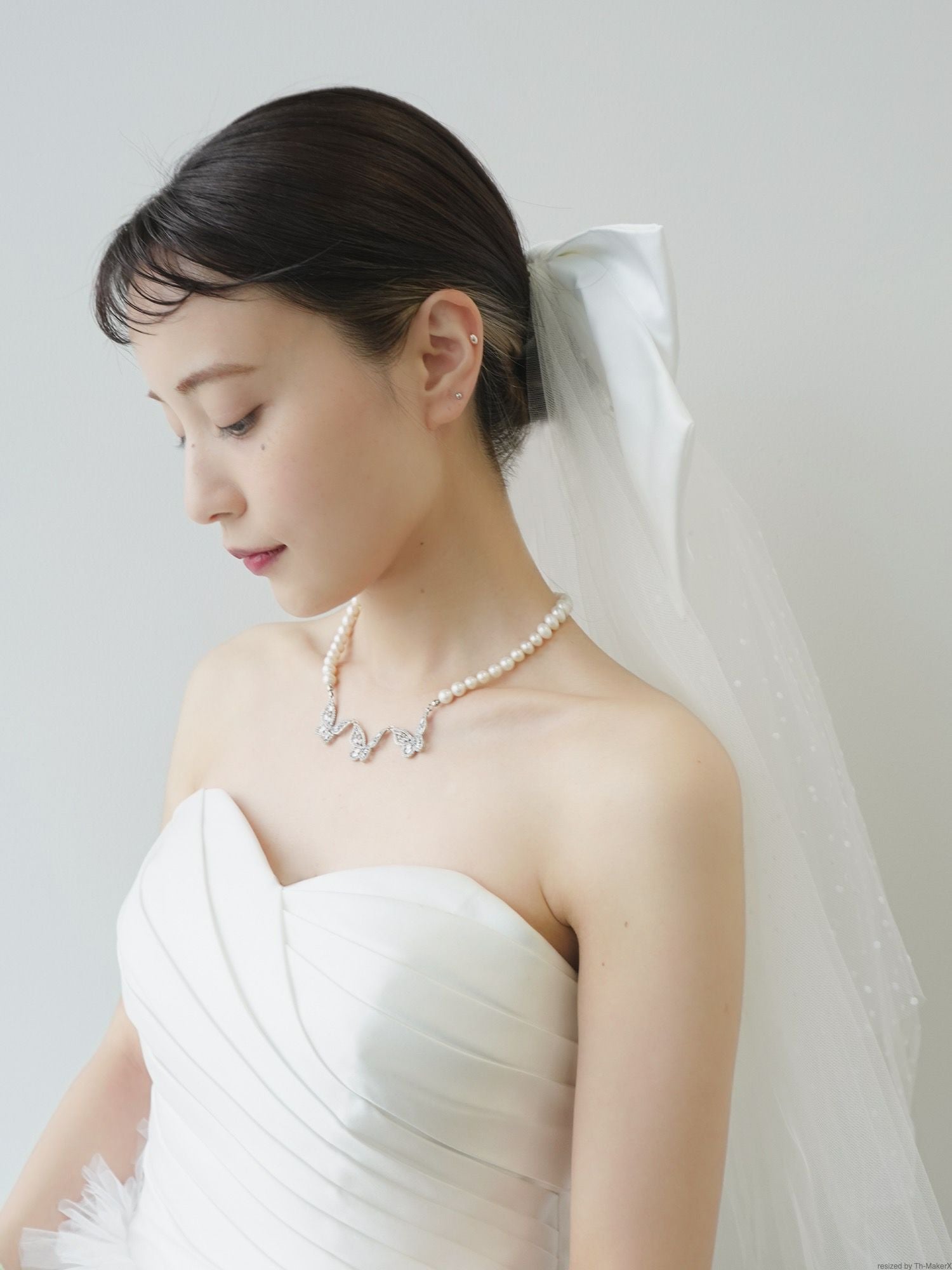 Ribbon Short Veil 【VE-COVE-01】 リボンショートベール | DRESSY
