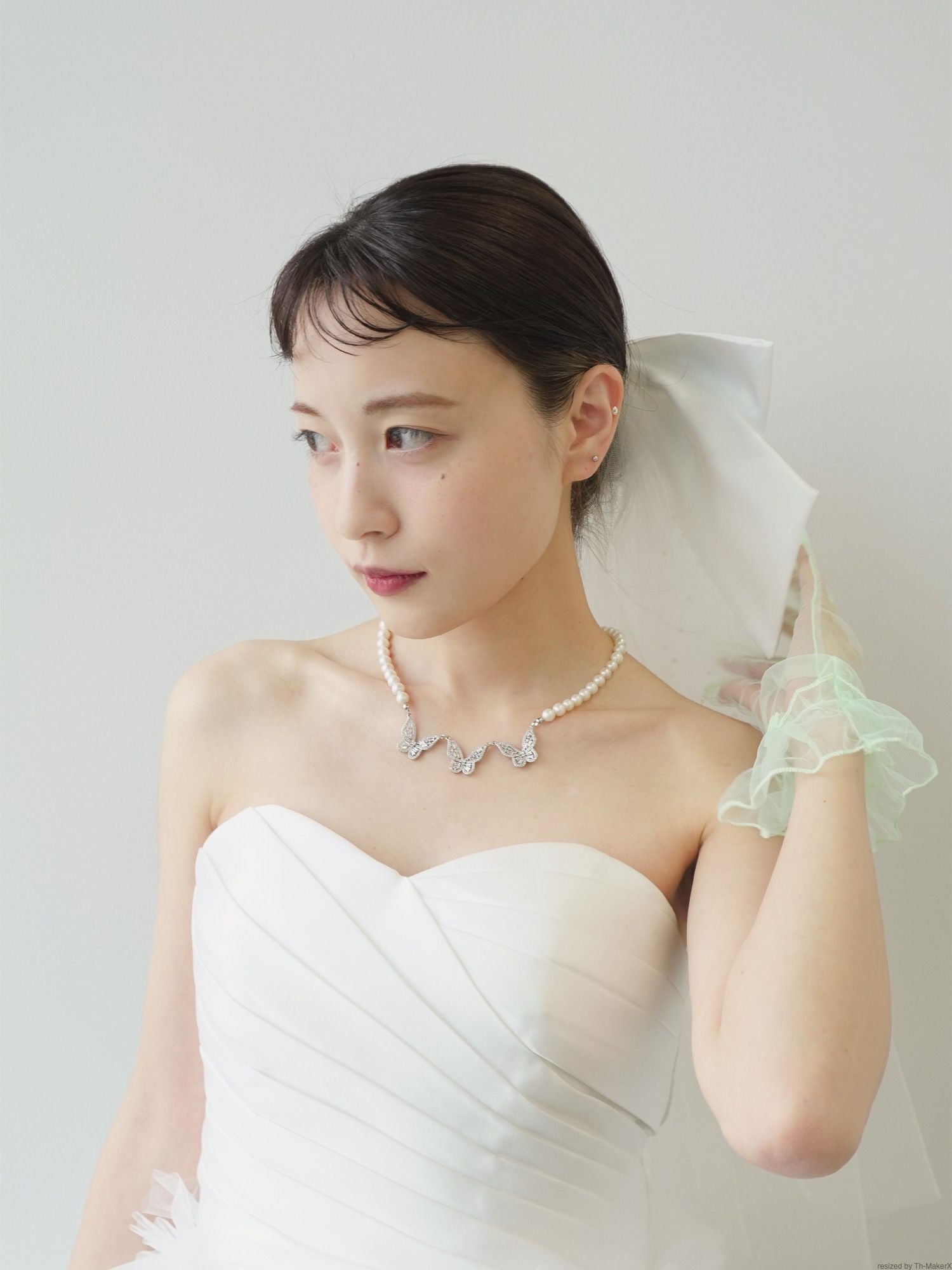 Ribbon Short Veil 【VE-COVE-01】 リボンショートベール | DRESSY