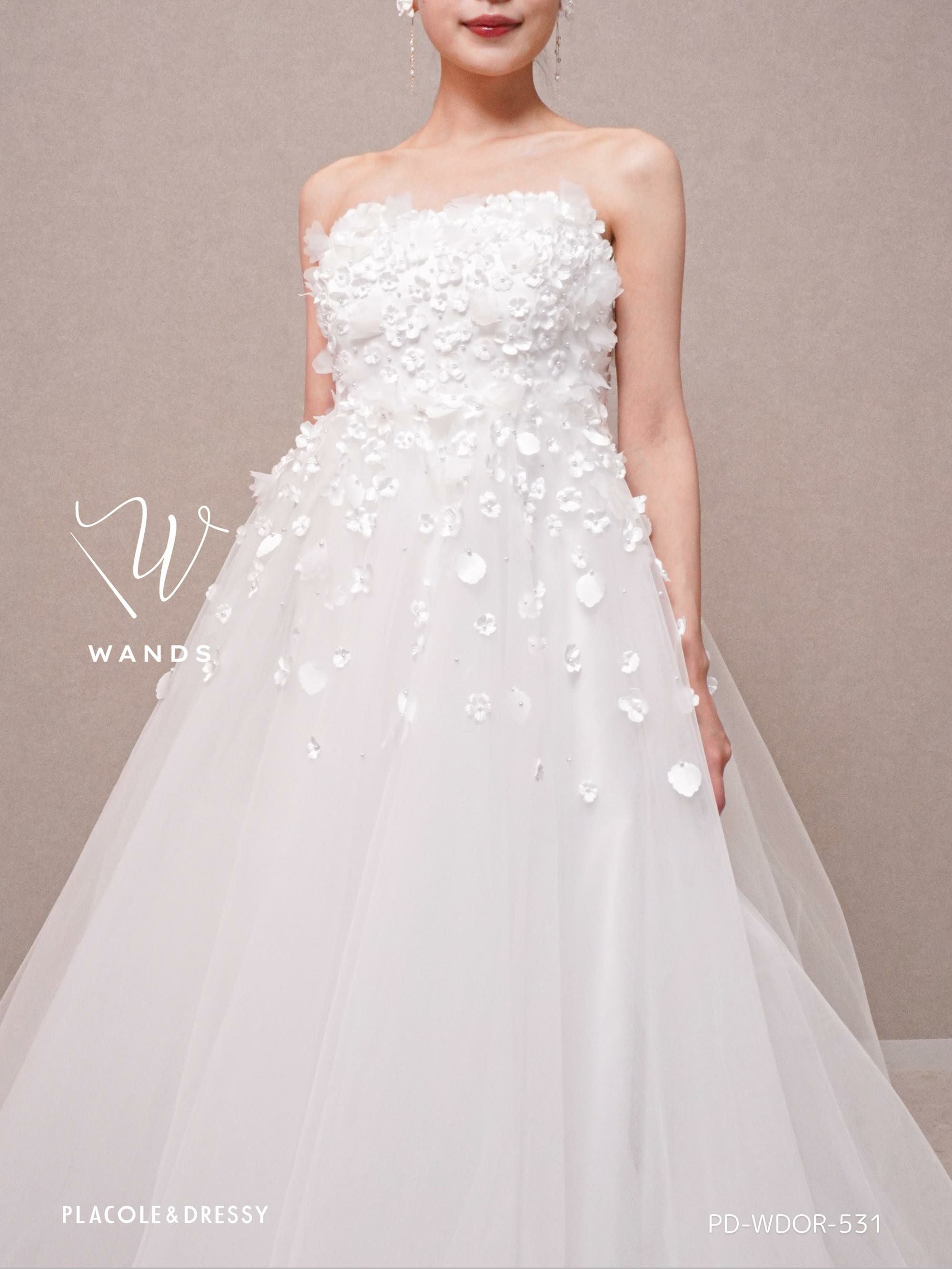 フラワーチュール 2wayエンパイアドレス〈PD-WDOR-531〉 | DRESSY
