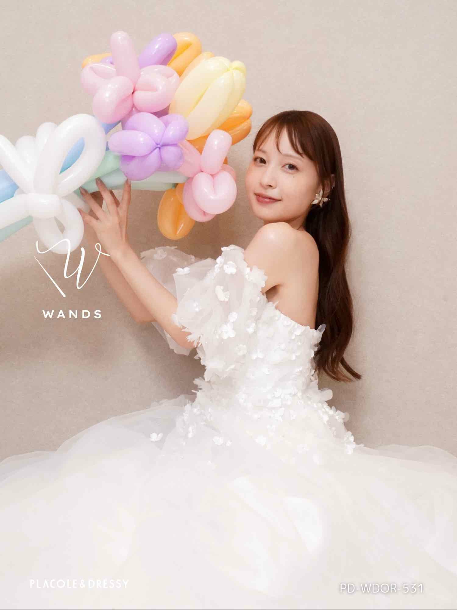 フラワーチュール 2wayエンパイアドレス〈PD-WDOR-531〉 | DRESSY