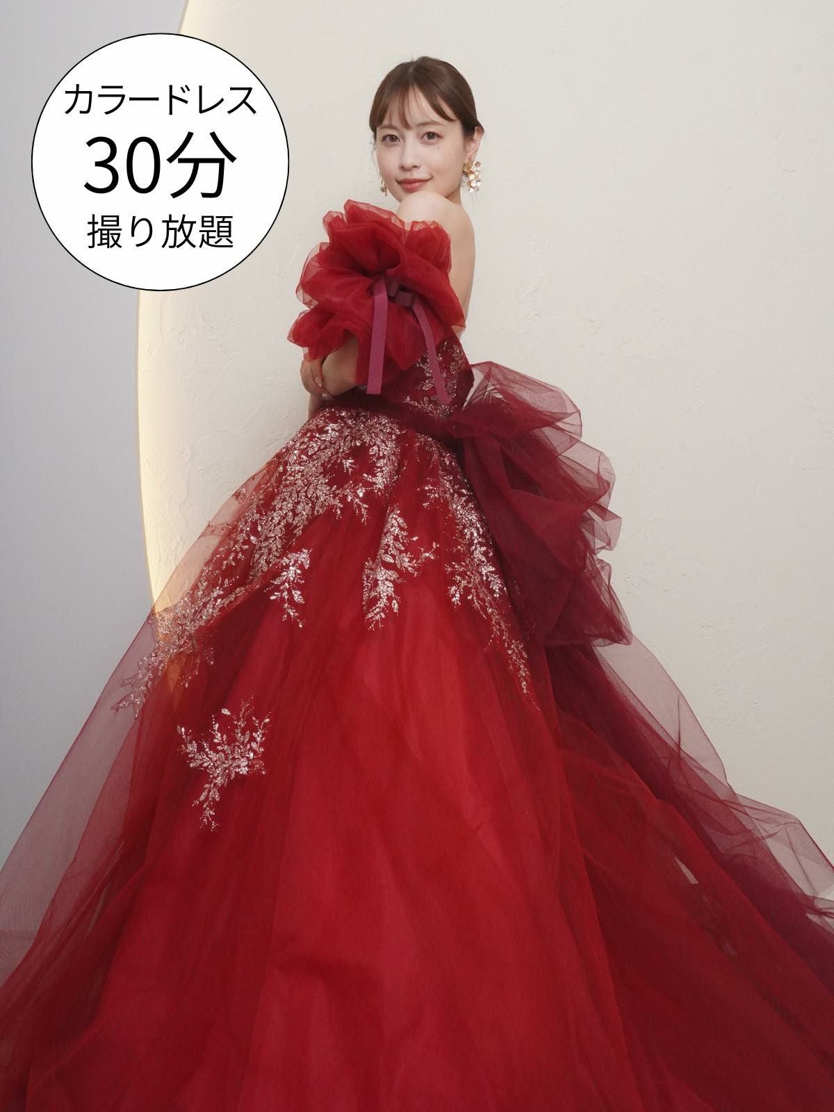 大阪店】30分撮り放題 人気コラボドレス限定フォトプラン | DRESSY