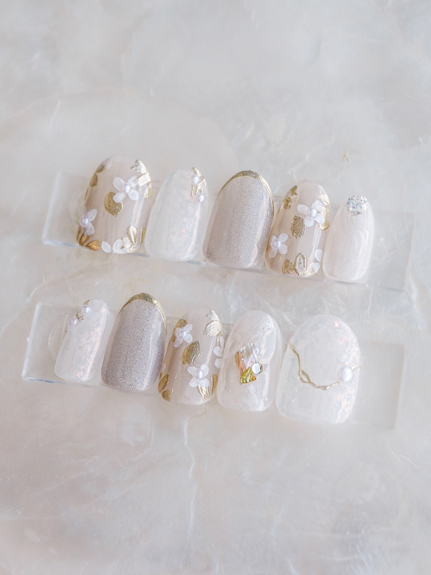 ネイルチップ【フラワーシフォンネイル】MK-CONA-03 | DRESSY ONLINE