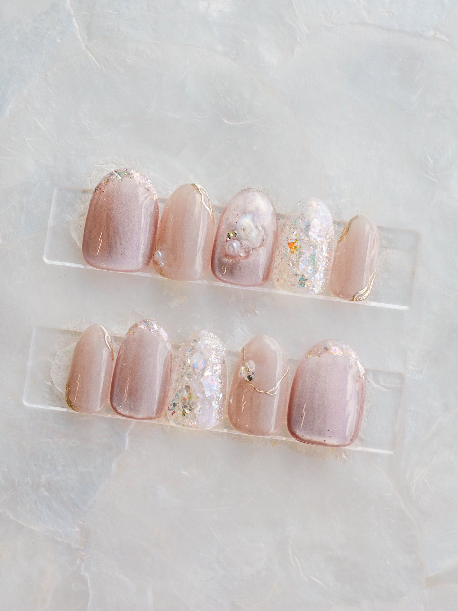 ネイルチップ【Pink Glow Nail】MK-CONA-04 | DRESSY ONLINE